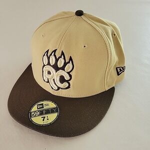 7 1/4 VINTAGE NEW BRITAIN ROCKS CATS NEW ERA 59FIFTY MiLB HAT CAP DEFUNCT CLAW